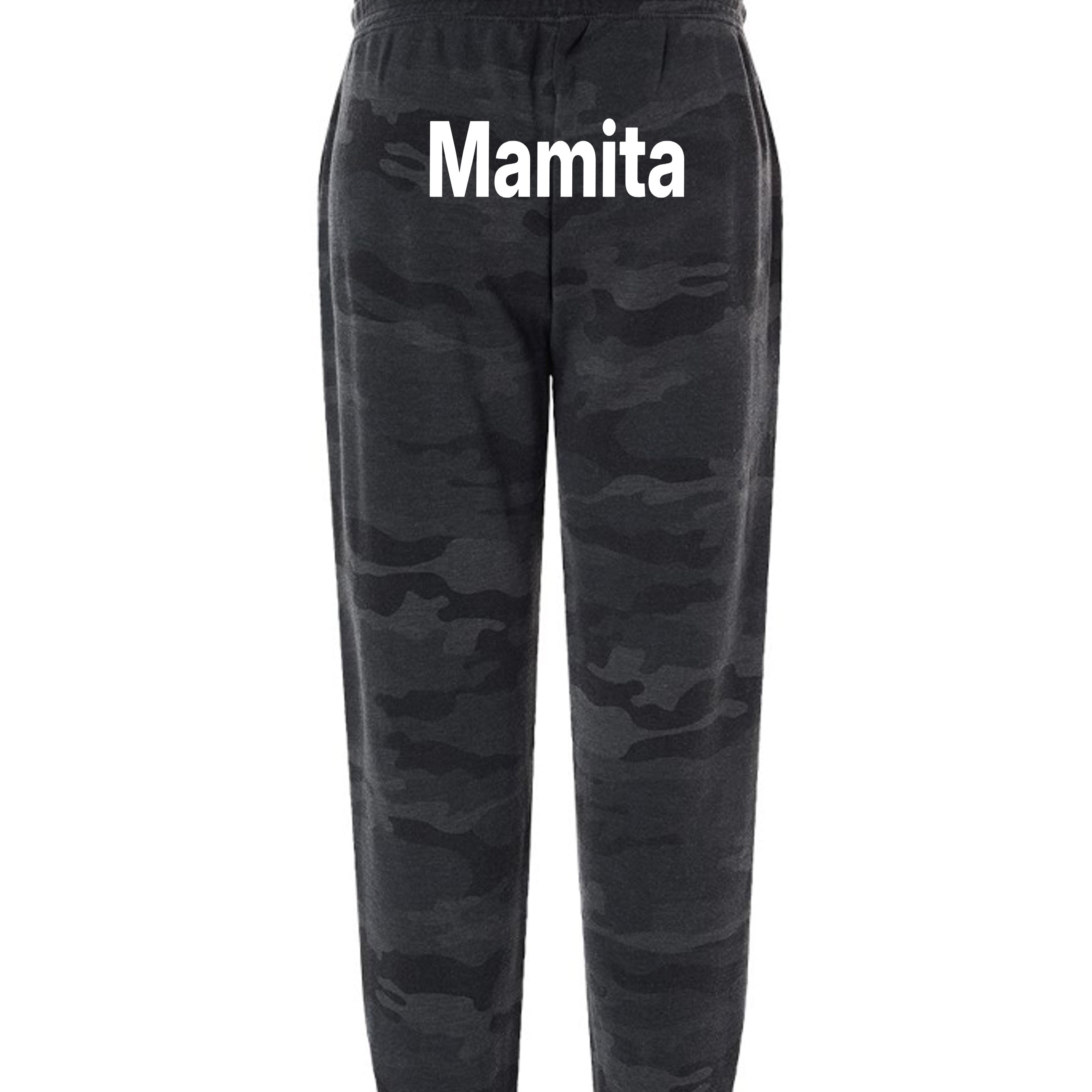 Black Camo Heather - PRM20PNT - BACK